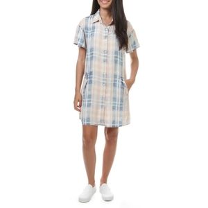 Billy T Plaid Shirtdress